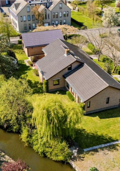 Luchtfoto De Kroon, Schipluiden